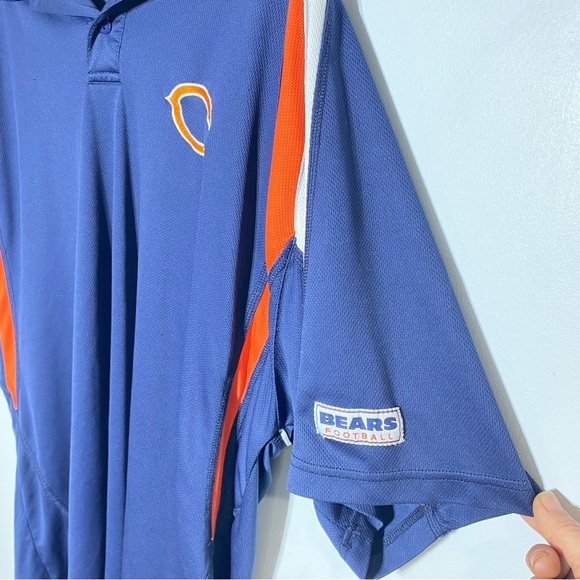 Chicago Bears Polo Shirt Mens 3XL Blue NFL Fanatics Short Sleeve Collar Logo - Picture 6 of 14